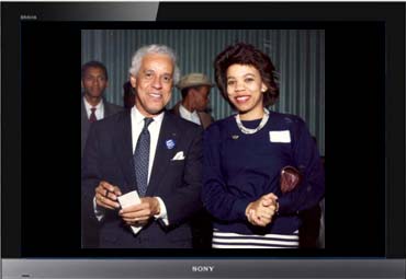 Paula with Governor Wilder